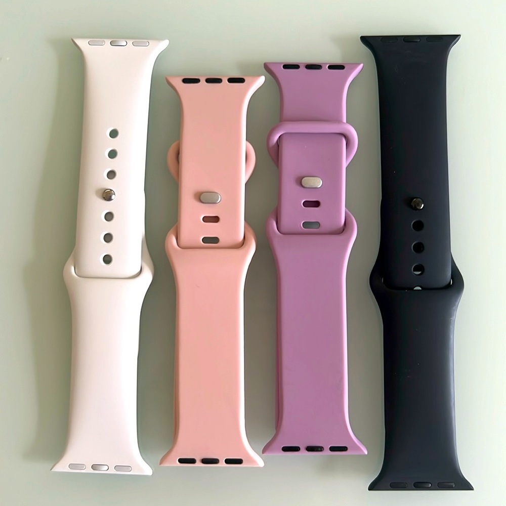 NEW Apple Watch Silicone Watch Bands